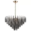 Хрустальная подвесная люстра Florin 1021/03/18P прозрачная Stilfort