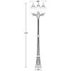 Стеклянный наземный фонарь ELBA 86409B/01 Bl Oasis Light