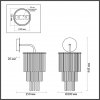 Стеклянное бра Papita 4921/1W белое Odeon Light