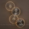 Стеклянный настенный светильник Helion 20122 прозрачный круглый