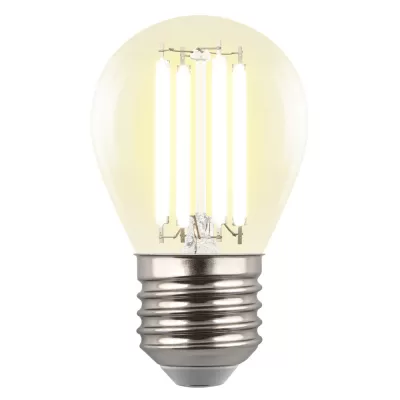 Лампочка светодиодная Яркая A++ LED-G45-4W/3000K/E27/CL GLY01TR Uniel