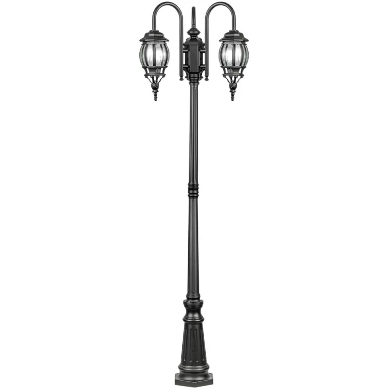 Стеклянный наземный фонарь AMERICA S 83409SB 10 down Bl прозрачный Oasis Light Стеклянный наземный фонарь AMERICA S 83409SB 10 down Bl прозрачный Oasis Light