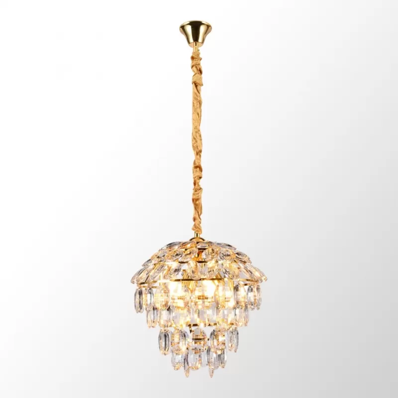 Хрустальный подвесной светильник Presidio LSP-6013 прозрачный Lussole Хрустальный подвесной светильник Presidio LSP-6013 прозрачный Lussole