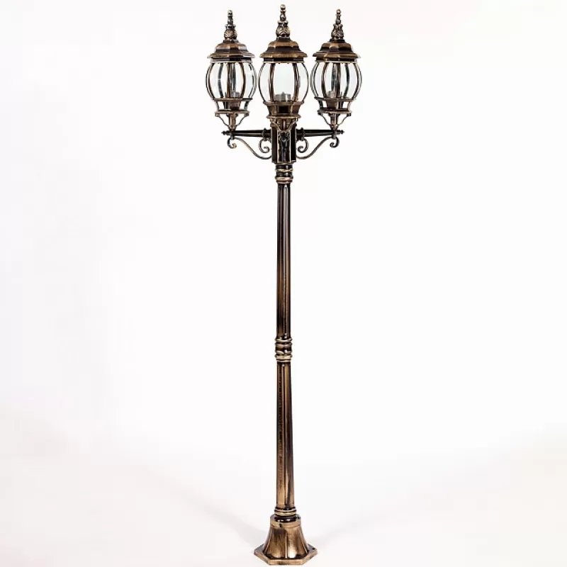 Стеклянный наземный фонарь  83408SB Gb прозрачный Oasis Light Стеклянный наземный фонарь  83408SB Gb прозрачный Oasis Light