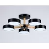 Потолочная люстра Comfort FL4828 круглая белая Ambrella