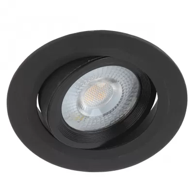 Точечный светильник  KL LED 22A-5 4K BK ЭРА для натяжного потолка