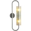 Стеклянное бра Toronto 8258/2W цилиндр прозрачное Lumion