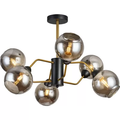 Потолочная люстра  MD.9083-6-S-BK+COP Imex