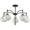 Стеклянная потолочная люстра Gloriya 8273/5C белая форма шар Lumion Стеклянная потолочная люстра Gloriya 8273/5C белая форма шар Lumion