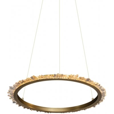 Подвесной светильник Quartz Halo MD20020154-1A satin gold DeLight Collection