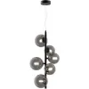 Стеклянный подвесной светильник Dallas MOD545PL-06B форма шар Maytoni