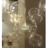 Стеклянный подвесной светильник Bubbles 9214P/5 прозрачный форма шар DeLight Collection