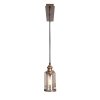 Стеклянный подвесной светильник  V4829-7/3S цилиндр прозрачный Vitaluce