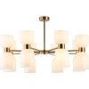 Стеклянная потолочная люстра HIGH LIGHT LH56095 белая Ambrella