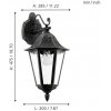 Стеклянный настенный фонарь уличный Navedo 93456 Eglo