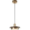 Подвесной светильник Torano 10260/1LED Brown marble белый цилиндр Escada