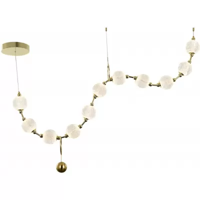 Стеклянная подвесная люстра Elliot Diamante MD20001012-11A gold DeLight Collection