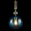 Стеклянный подвесной светильник Candy 10037A форма шар серый Loft It