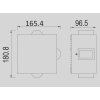 Архитектурная подсветка  W1863-B3 S куб серый Oasis Light