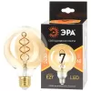 Лампочка светодиодная филаментная F-LED G95-7W-824-E27 spiral gold ЭРА Лампочка светодиодная филаментная F-LED G95-7W-824-E27 spiral gold ЭРА