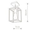 Потолочная люстра Crate 9045 черная Nowodvorski