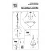 Стеклянный подвесной светильник Modena 816044 форма шар прозрачный Lightstar