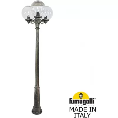 Наземный фонарь GLOBE 300 G30.157.S30.BXF1R Fumagalli Уличный