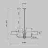Потолочная люстра Modesto MOD360PL-08B бежевая конус Maytoni