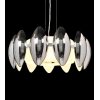 Стеклянный подвесной светильник Frascatti LDP 9016-350 CHR белый Lumina Deco