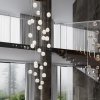 Подвесная люстра Crystal 5008/120L форма шар прозрачная Odeon Light