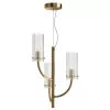 Стеклянная подвесная люстра Arco MOD223PL-03BS прозрачная цилиндр Maytoni