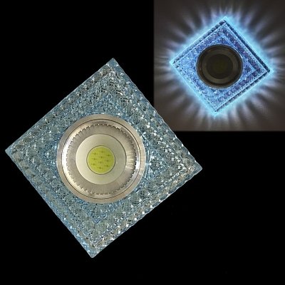 Точечный светильник  42197-9.0-001PL MR16+LED3W LBL для натяжного потолка