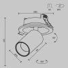 Точечный светильник Focus Led C071CL-7W3K-B цилиндр черный Maytoni