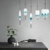 Стеклянный подвесной светильник Venice 10223/A Blue белый Loft It