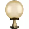 Наземный фонарь Globo Prism gold 88204PG Gb цвет янтарь форма шар Oasis Light