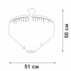 Потолочная люстра  V5825-9/8 прозрачная Vitaluce