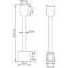 Соединитель на стойке CODE 1.2 Connector 180 H95 BBr DL20224