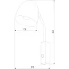 Бра Soho 4167 Soho Black черное TK Lighting