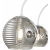 Стеклянная потолочная люстра Napoli 320719/5 CR+WH форма шар