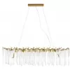 Стеклянный подвесной светильник Waterfall 10350/1200L AB прозрачный Loft It