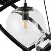 Стеклянная подвесная люстра Croco 815390 форма шар прозрачная Lightstar