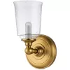Стеклянное бра Huguenot Lake FE-HUGOLAKE1BATH-BB прозрачное конус Feiss