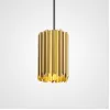 Подвесной светильник  40.1457 цилиндр цвет золото ImperiumLoft