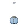 Стеклянный подвесной светильник Avila LH4110/1PC-CR-BL форма шар Lumien Hall
