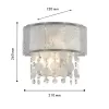 Стеклянное бра Modus 4782-2W прозрачное Favourite