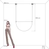 Стеклянный подвесной светильник Liana 10221/2050 цилиндр белый Loft It