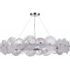 Стеклянная подвесная люстра Elsa SL1658.103.22 белая ST Luce