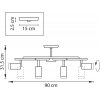 Потолочная люстра Rullo LR7183680 белая цилиндр Lightstar