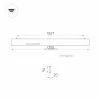Подвесной светильник ALT-LINEAIR-FLAT-UPDOWN 031530 белый Arlight