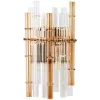 Стеклянное бра Crystalla A4111AP-2GO прозрачное Artelamp